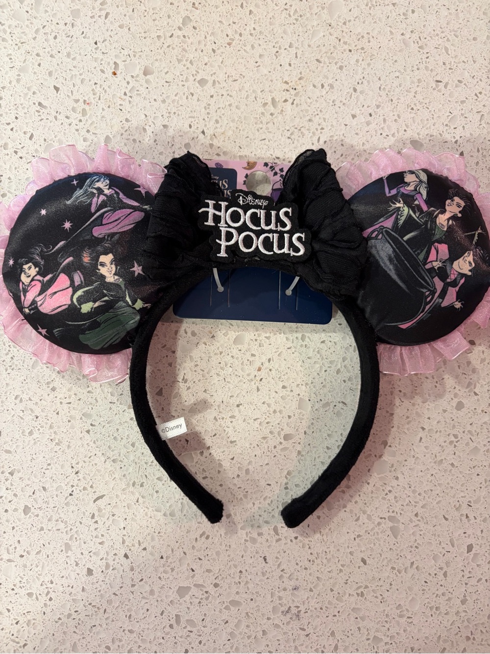 Disney Hocus Pocus Sanderson Sisters Minnie Ears Headband w Bow *Primark*-NEW